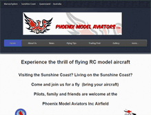 Tablet Screenshot of phoenixmodelaviators.com